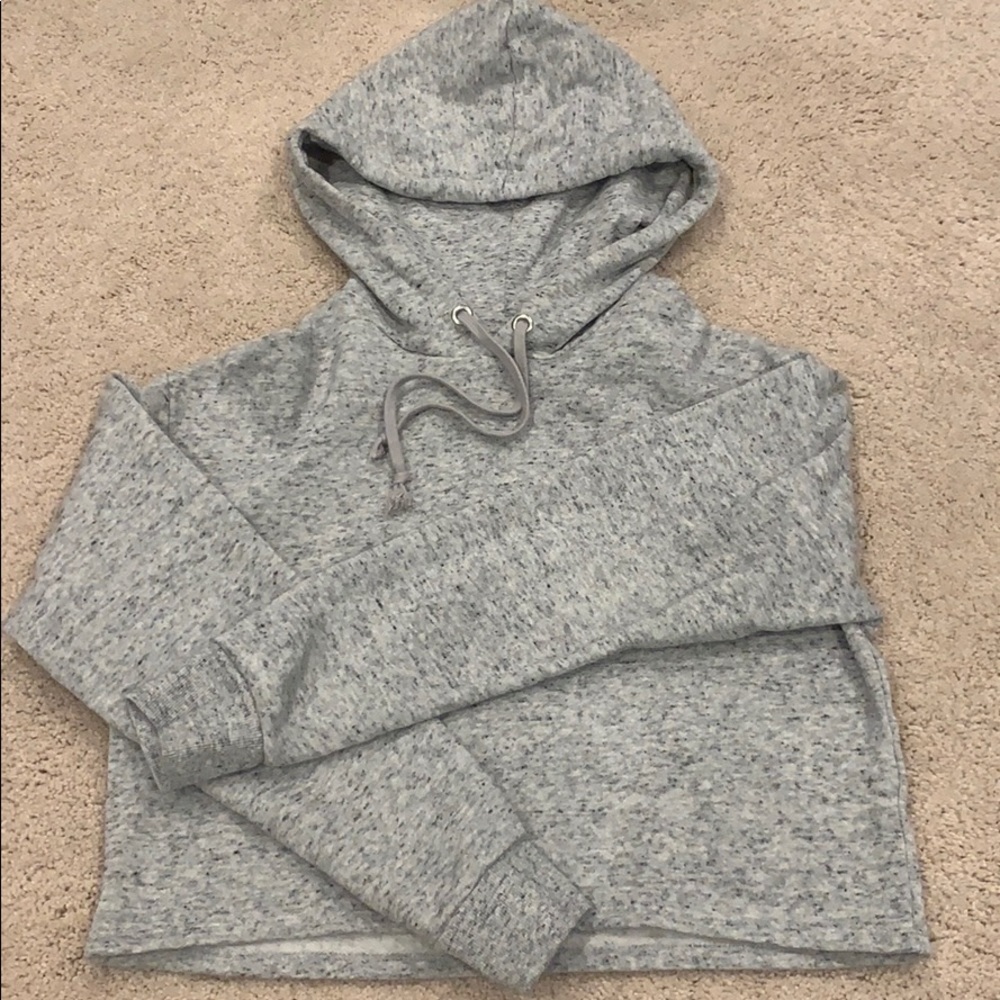 H&M’s crop sweatshirt.